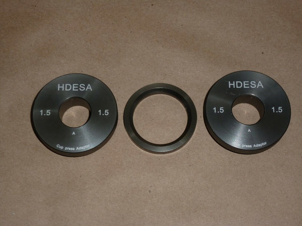 HDESA 1-1/2" 1.5'' Bearing Cup Installation Adaptor Tool SET mountain bike