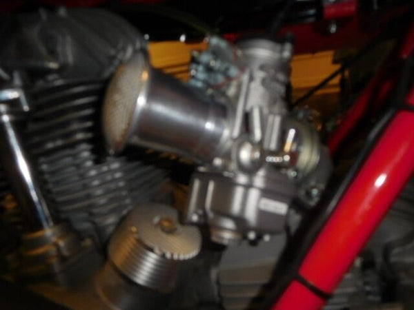 Ducati Bevel 900 SS Alloy Intake Velocity Stack SET 65mm long 40 mm Dellorto